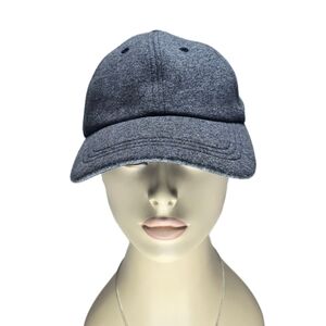 Lululemon Gray Adjustable Baseball Cap | Athleisure Hat Six-Panel Logo